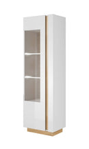 Arco Tall Display Cabinet 60cm in White