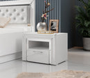 Arno Bedside Cabinet in White