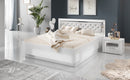 Arno White Bed Frame [EU King]