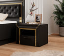 Arno Bedside Cabinet in Black