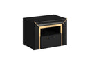 Arno Bedside Cabinet in Black