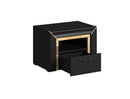 Arno Bedside Cabinet in Black