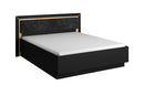 Arno Black Bed Frame [EU King]