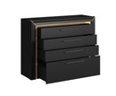 Arno Chest Of Drawers in Black