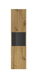 Ava 05 Tall Display Cabinet in Oak Artisan