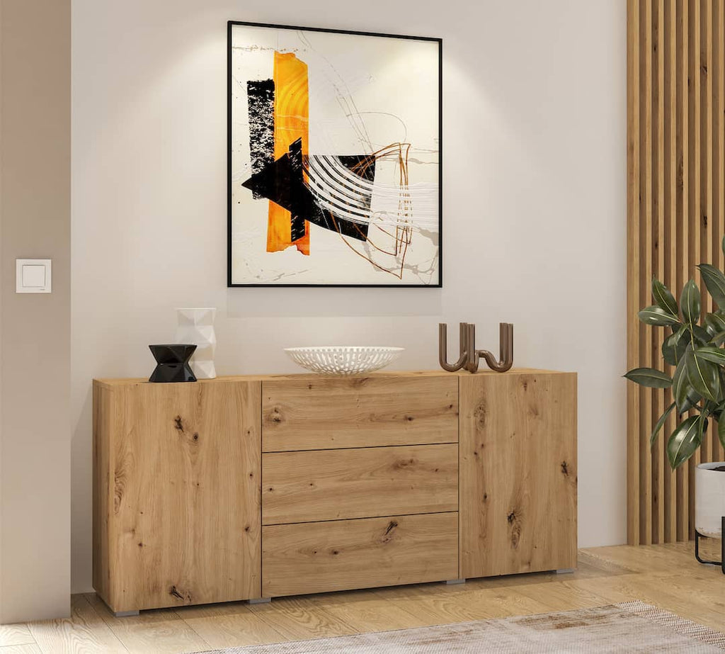 Ava 26 Sideboard Cabinet 140cm in Oak Artisan