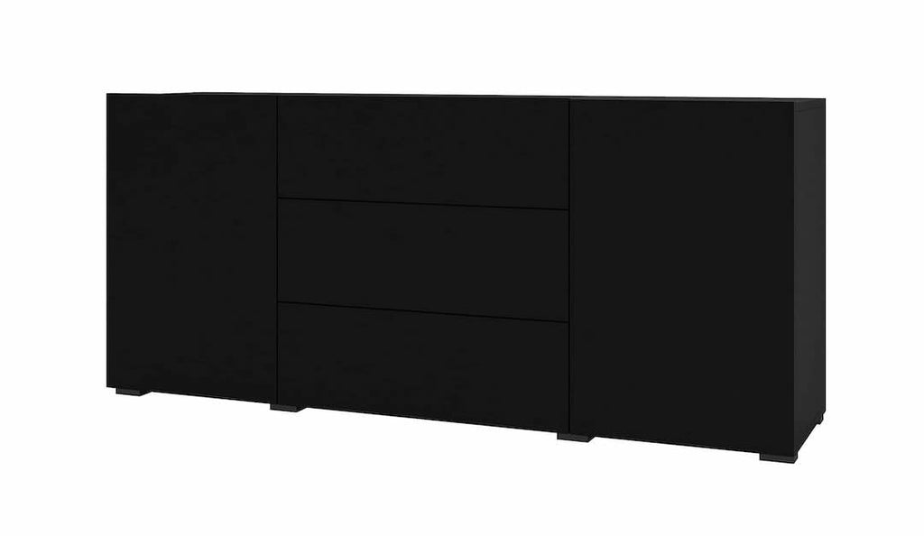 Ava 26 Sideboard Cabinet 140cm in Black Matt