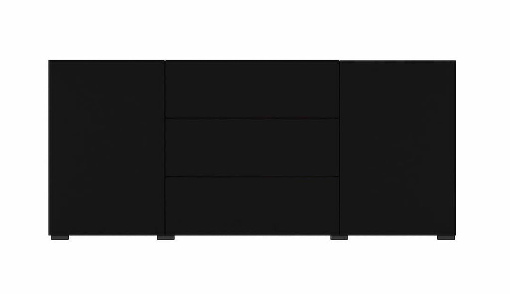 Ava 26 Sideboard Cabinet 140cm in Black Matt