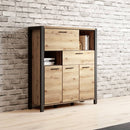 Aktiv 46 Highboard Cabinet 120cm in Oak Taurus