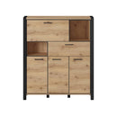 Aktiv 46 Highboard Cabinet 120cm in Oak Taurus