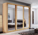 Arti AR-02 Sliding Door Wardrobe 250cm in Oak Sterling