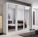 Arti AR-02 Sliding Door Wardrobe 250cm in White Matt