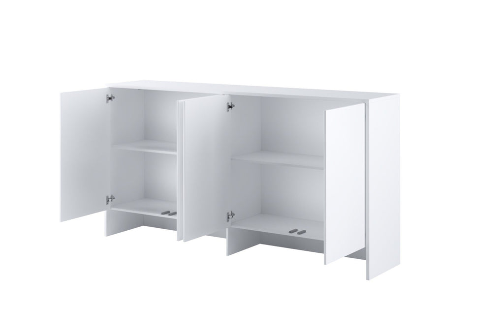 BC-11 Over Bed Unit for Horizontal Wall Bed Concept in White Gloss [EU Single]