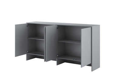 BC-11 Over Bed Unit for Horizontal Wall Bed Concept in Grey Matt [EU Single]