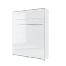 BC-12 Vertical Wall Bed Concept in White Gloss [EU King Size]