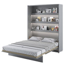 BC-12 Vertical Wall Bed Concept in Grey Matt [EU King Size]