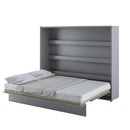 BC-14 Horizontal Wall Bed Concept in Grey Matt [EU King Size]