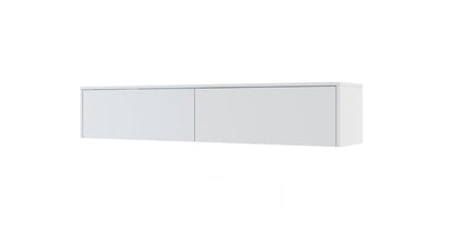 BC-15 Over Bed Unit for Horizontal Wall Bed Concept in White Matt [EU King]