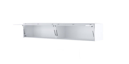 BC-15 Over Bed Unit for Horizontal Wall Bed Concept in White Gloss [EU King]