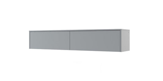 BC-15 Over Bed Unit for Horizontal Wall Bed Concept in Grey Matt [EU King]