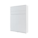 BC-01 Vertical Wall Bed Concept in White Matt [EU Double]