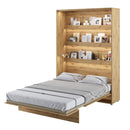 BC-01 Vertical Wall Bed Concept in Oak Artisan [EU Double]