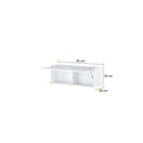 Bed Concept BC-29 Wall Shelf in White Matt