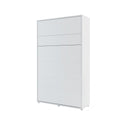 BC-02 Vertical Wall Bed Concept in White Matt [EU Large Single]