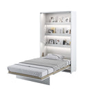 BC-02 Vertical Wall Bed Concept in White Matt [EU Large Single]