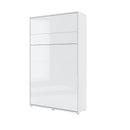 BC-02 Vertical Wall Bed Concept in White Gloss [EU Large Single]