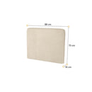 BC-31 Optional Headboard For BC-03 Vertical Wall Bed Concept in Boucle Beige [EU Single]