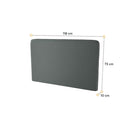 BC-32 Optional Headboard For BC-02 Vertical Wall Bed Concept in Graphite [EU Large Single]