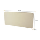 BC-33 Optional Headboard For BC-13 Vertical Wall Bed Concept in Beige [EU Super King]