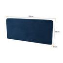 BC-33 Optional Headboard For BC-13 Vertical Wall Bed Concept in Navy [EU Super King]