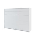 BC-04 Horizontal Wall Bed Concept in White Matt [EU Double]