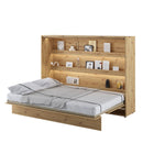 BC-04 Horizontal Wall Bed Concept in Oak Artisan [EU Double]