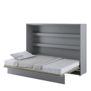 BC-04 Horizontal Wall Bed Concept in Grey Matt [EU Double]