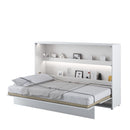 BC-05 Horizontal Wall Bed Concept in White Matt [EU Large Single]