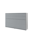 BC-05 Horizontal Wall Bed Concept in Grey Matt [EU Large Single]