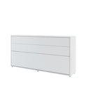 BC-06 Horizontal Wall Bed Concept in White Matt [EU Single]