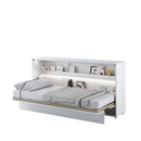 BC-06 Horizontal Wall Bed Concept in White Gloss [EU Single]