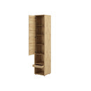 BC-07 Tall Storage Cabinet for Vertical Wall Bed Concept in Oak Artisan