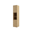 BC-08 Tall Storage Cabinet for Vertical Wall Bed Concept in Oak Artisan