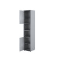 BC-08 Tall Storage Cabinet for Vertical Wall Bed Concept in Grey Matt