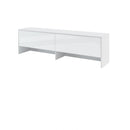 BC-09 Over Bed Unit for Horizontal Wall Bed Concept in White Gloss [EU Double]