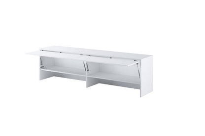 BC-09 Over Bed Unit for Horizontal Wall Bed Concept in White Matt [EU Double]