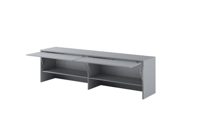 BC-09 Over Bed Unit for Horizontal Wall Bed Concept in Grey Matt [EU Double]