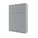 BC-01 Vertical Wall Bed Concept in Grey Matt [EU Double]