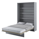 BC-01 Vertical Wall Bed Concept in Grey Matt [EU Double]