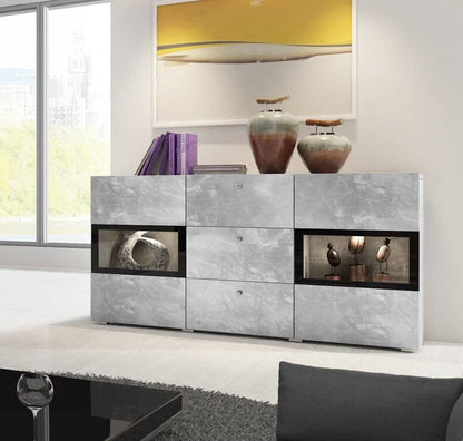 Baros 26 - Sideboard Cabinet in Concrete Grey